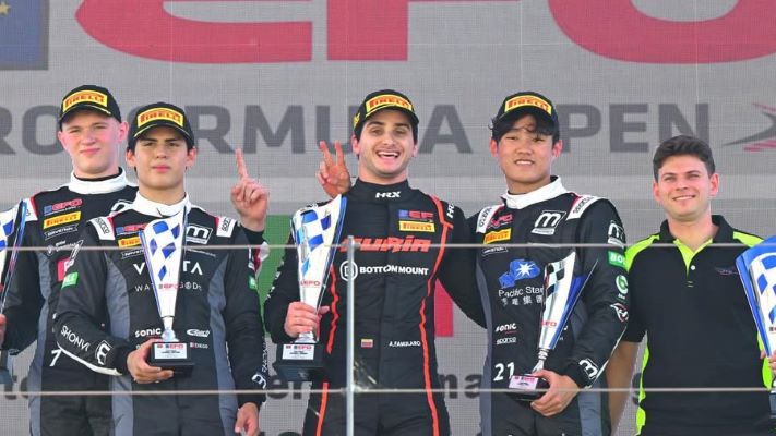 ¡ORGULLO! ALESSSANDRO FAMULARO triunfa en la Euroformula Open